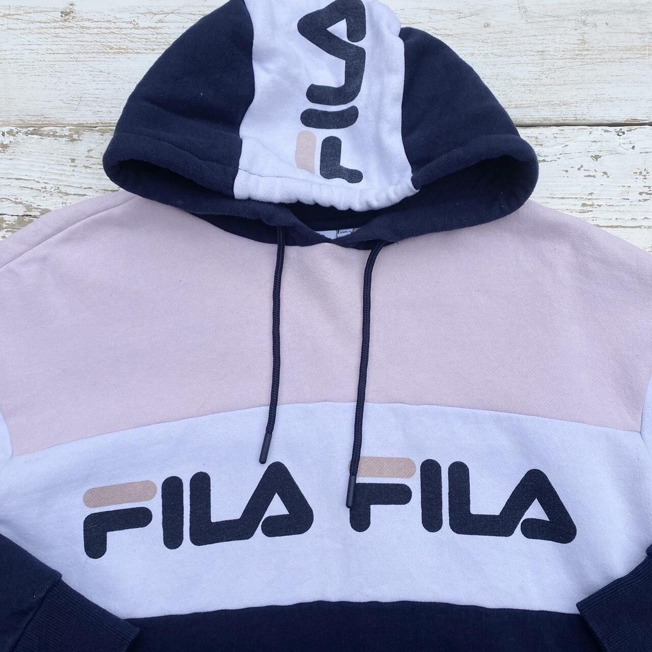 FILA Felpa con cappuccio donna taglia XXS 6 maglione felpa in pile con cappuccio
