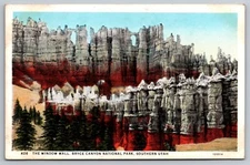 Window Wall. Bryce Canyon National Park. Utah Postcard