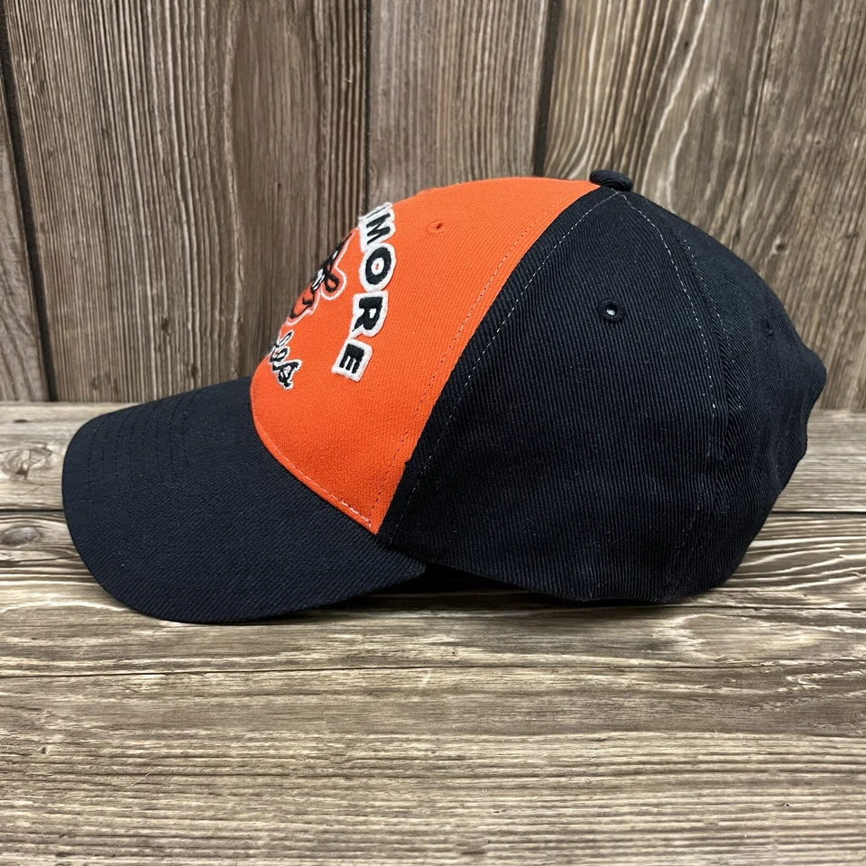 Baltimore Orioles MLB Baseball Strapback Hat Cap Retro Orange Black Embroidered - Image 4 of 4