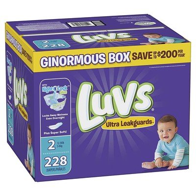 luvs ginormous box size 1