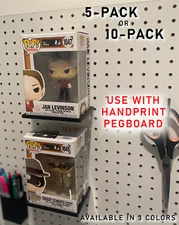 Funko Pop Floating Display Shelf for Handprint Pegboard (FITS STANDARD POPS)
