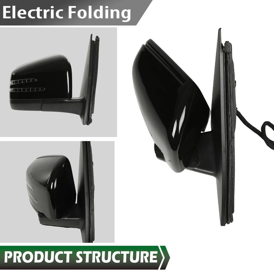 Espejo retrovisor lateral derecho pasajero apto para Mercedes-Benz ML350 GLE350 ML450 2015-2019 Foto 4 de 4