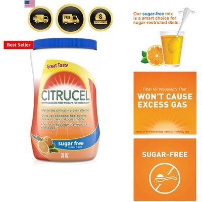 Sugar Free Fiber Powder for Occasional Constipation Relief, Methylcellulose F...