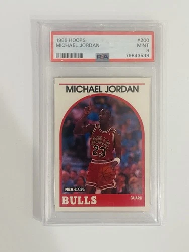 1989 Hoops Michael Jordan #200 PSA 9 Mint Basketball Card
