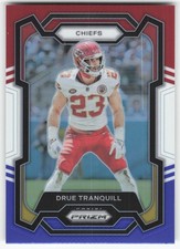 2023 Panini Prizm Drue Tranquill Red White and Blue #156