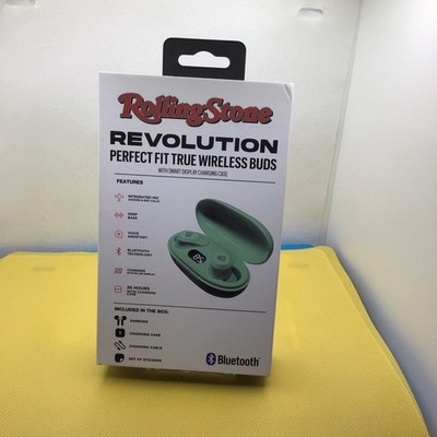 Rolling Stone Revolution Perfect Fit True Wireless Buds Bluetooth (Aqua Green)