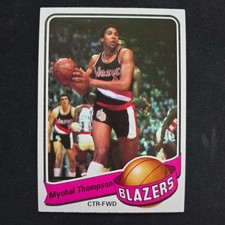 1979-80 Topps #63 Mychal Thompson Rookie Card. rookie card picture