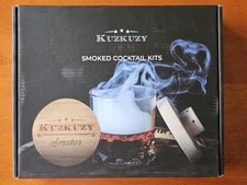 Whiskey Smoker Kit – Cocktail Smoking Kit with Torch & 6 Wood Chip Flavors