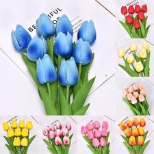 Bouquet de tulipes de fleurs de mariage pratique neuf réaliste longue durée ma