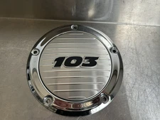 Genuine Harley Davidson Derby Cover Chrome 103 Dyna Softail Touring 60872-11 #18