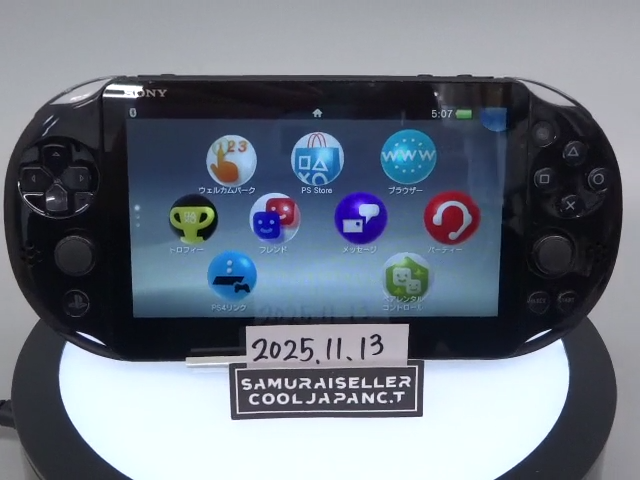 ps vita ブラック Sony Playstation PS Vita Black PCH-2000 ZA11 Console only PSV Slim