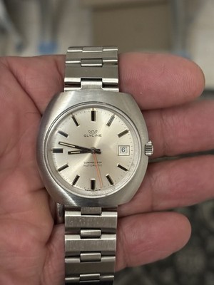 Vintage New Old Stock Glycine Compressor Automatic Date Wrist Watch