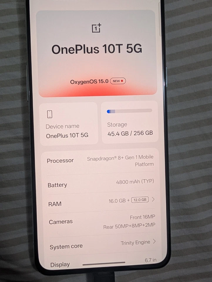 OnePlus 10T 5G · 256GB, photo 1 of 3