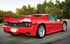 Art-style Peelable Wall Poster Sticker Ferrari F50 1996 921576mm