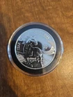 2014 Year Of The Horse UK Proof 2£ Coin 1 Troy Oz .999 Fine Silver Round Medal