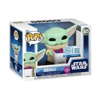 Funko Pop! Grogu Flocked #825 Mandalorian Exclusive Vinyl + Protector PRESALE