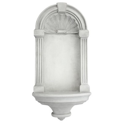 Design Toscano klassischer europäischer Stil Wand Nischen Display mittel, grau 
