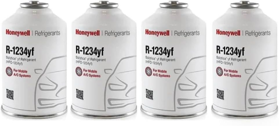 Honeywell R1234YF HFO-1234yf Automotive Refrigerant - 8oz Can - 4