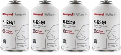 Honeywell R1234YF HFO-1234yf Automotive Refrigerant - 8oz Can - 4