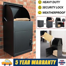 Extra Large Outdoor Parcel Secure Box Lockable Package Delivery Drop Postbox UK