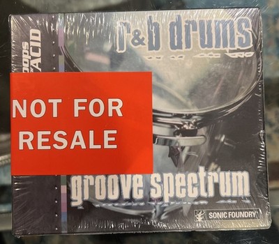 Sonic Foundry Groove Spectrum R&B Loops For Acid Sound Library CD SEALED
