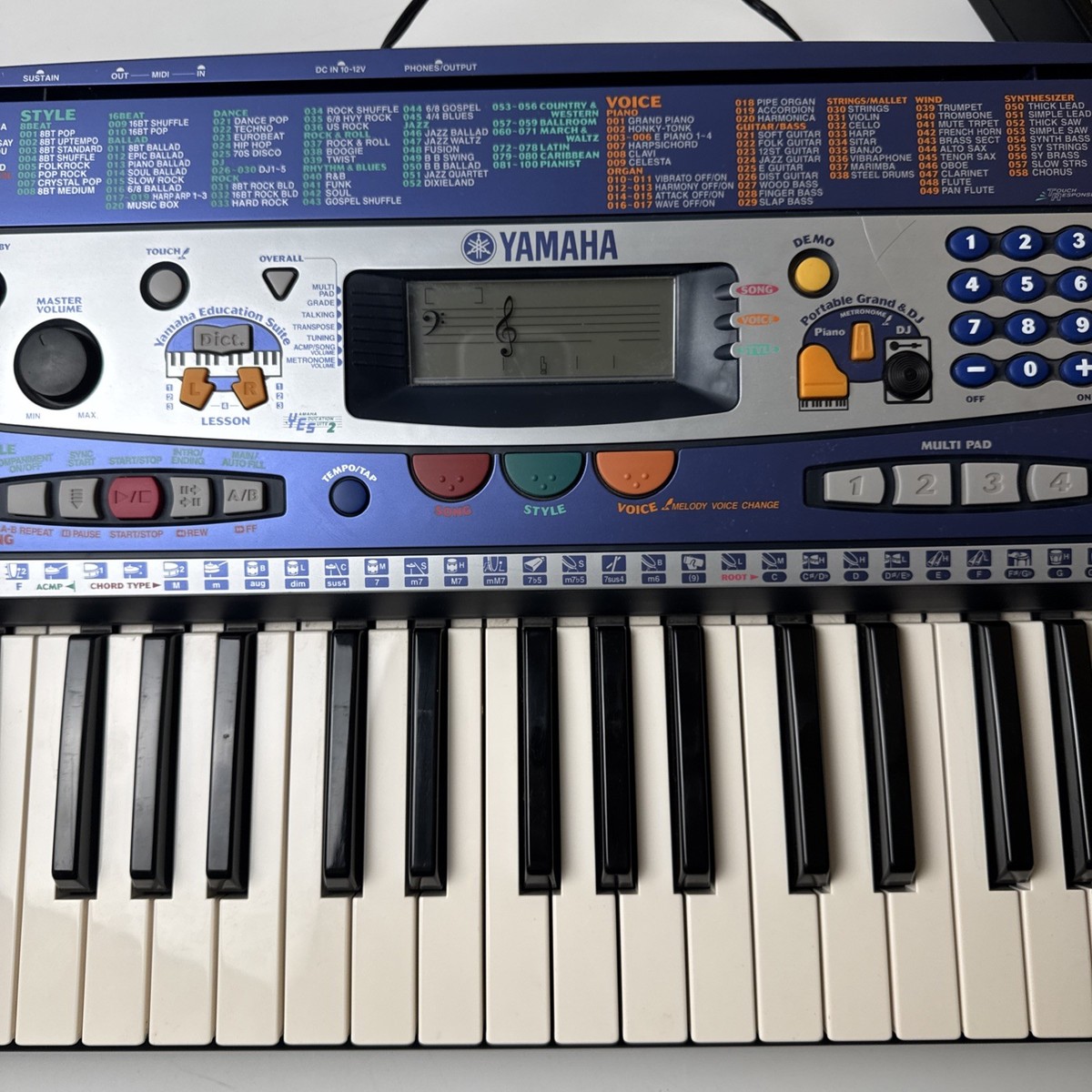 YAMAHA PSR-260 61鍵盤 MIDIキーボード 電子ピアノ 動作品 Yamaha Psr
