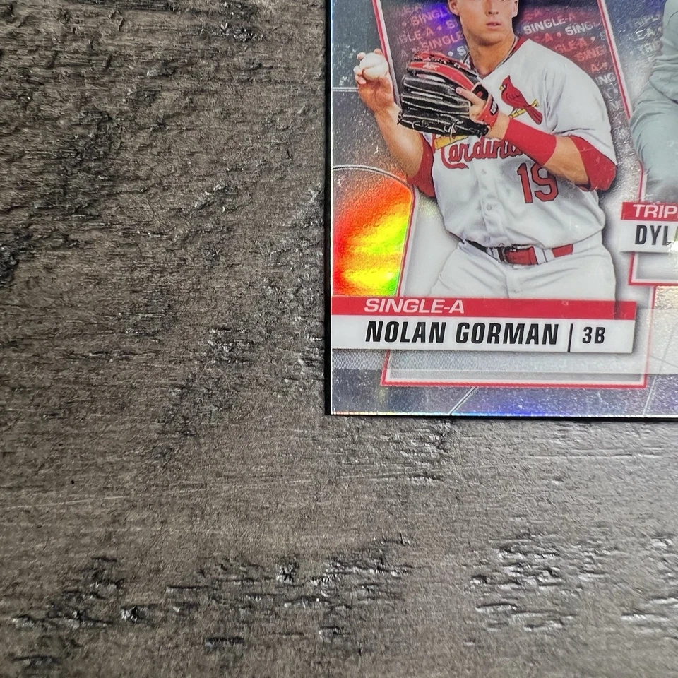 2020 BOWMAN CHROME Talent Pipeline #TP-STL Carlson, Gorman, Signed IP Montero - Image 4 of 4