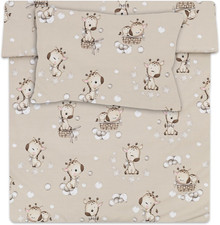 Copripiumino Lettino Neonato 90X120 Cm - Cotone Parure Di Copripiumini Bambino E