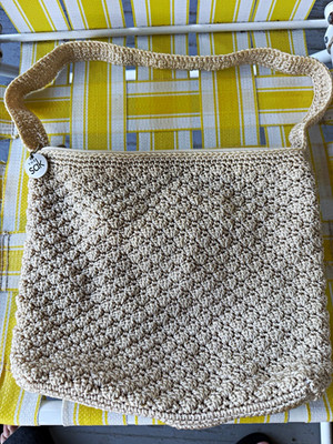 The Sak Hand Made in Indonesia Crochet Hobo Bag