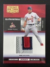 2005 Donruss Prime Patches All-Star Materials Albert Pujols 1/1 Patch