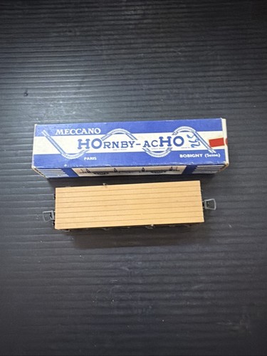 HORNBY ACHO Ref #7172 VAGÓN PLANO CON CARGA DE MADERA - Falta en caja estancias laterales | Zustand: Used