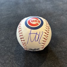 Anthony Rizzo Signed Chicago Cubs Logo Baseball Autographed Beckett COA