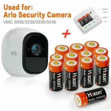 Hixon 3.7V Lithium ion Rechargeable Batteries RCR123A CR123A  123A Batteries LOT