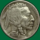 1920-D Buffalo Nickel Very Fine VF Coin #33507