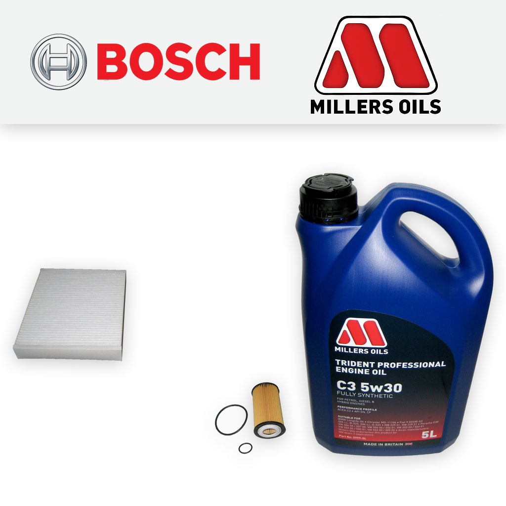SERVICE KIT for OPEL VAUXHALL ASTRA J MK6 1.4 OIL CABIN FILTERS +OIL (2009-2015)
