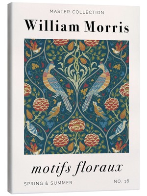 Leinwandbild Motifs Floraux - Spring + Summer - William Morris