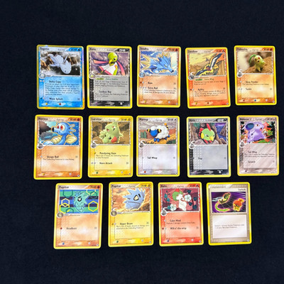 Pokemon TCG 2005 EX Dragon Frontiers Lot of 14 Cards Partial Set LP-HP ...