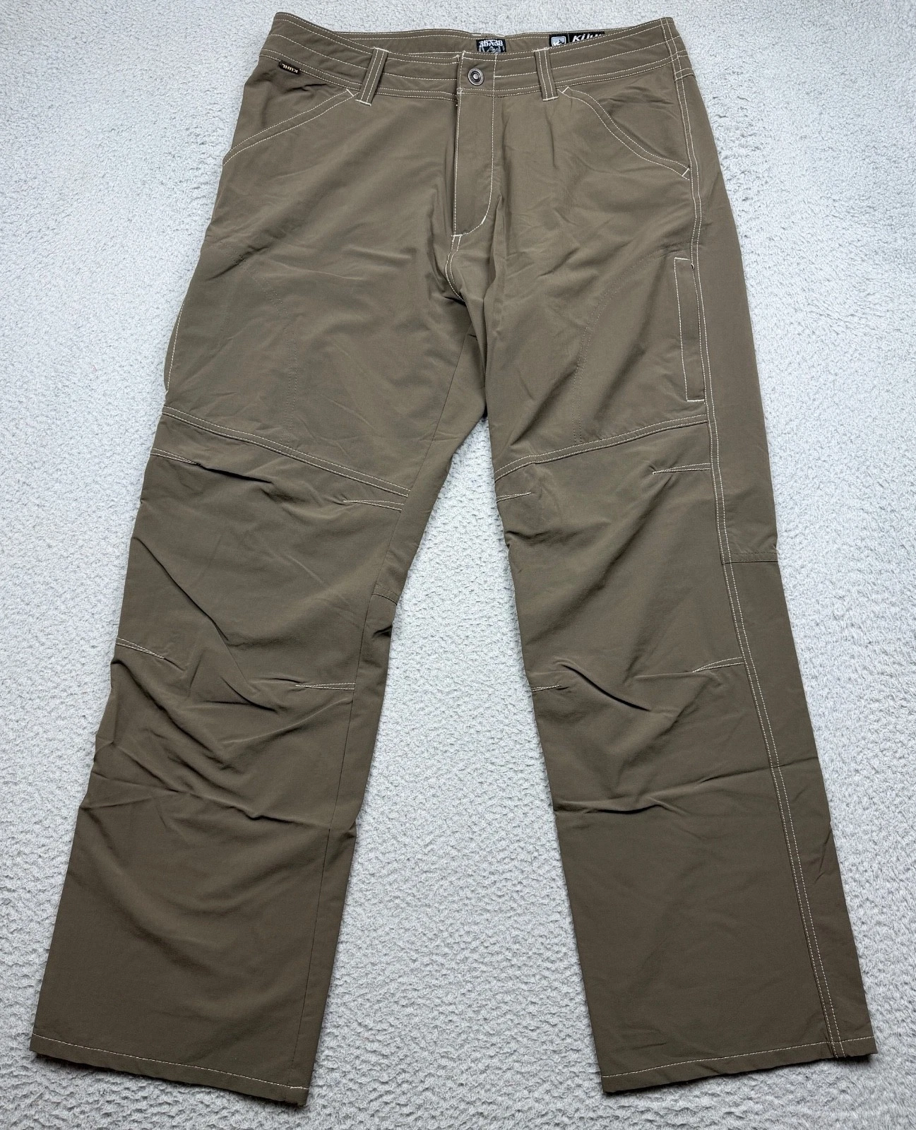 KUHL Hiking Pants Mens 36x30 Brown Outdoor Stretch Utility Trail Tactical 31 Ins