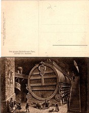 Das grosse Heidelberger Fass Heidelberg Postcard Vintage German Barrel Unposted