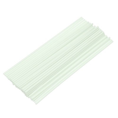 3D Pen Printer Filament Refill, Pure White PCL Eco-Filament Strands Pack of 50