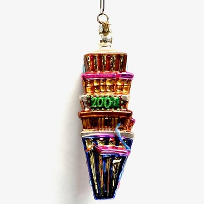 Vintage Christopher Radko   Count Down Jr 2001 Happy New Year Christmas Ornament