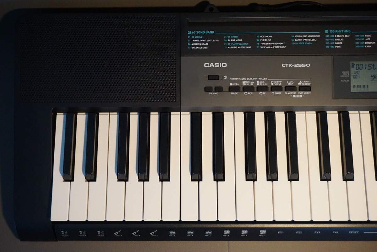 Casio CTK-2550 61 Key Portable Keyboard with App Integration