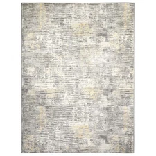 HOME DYNAMIX Melrose Lorenzo Modern Abstract Area Rug, Grey/Yellow, 7'10"x10'2"