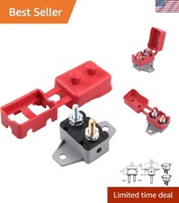 Versatile 50A Resettable Circuit Breaker for Trucks, Boats & Electric Vehicles