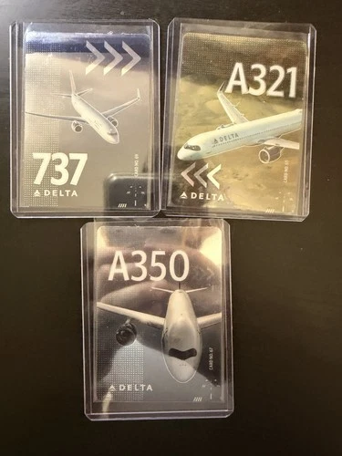 Delta Airlines Trading Cards- HARD TO FIND! Collect Them All! - product listing photo