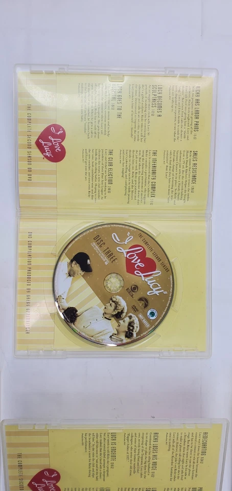 I Love Lucy Complete First Second Season 1 & 2 DVD 67 Episodes FREE SHIP Tested Foto 2 de 4