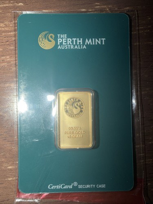 #ad The Perth Mint Australia 10g Gold Bar Sealed $1232.00