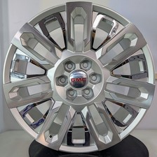 22" Silver Chrome Wheels ^4️⃣^ fit GMC Sierra 1500 Denali AT4 SLT Yukon Rims