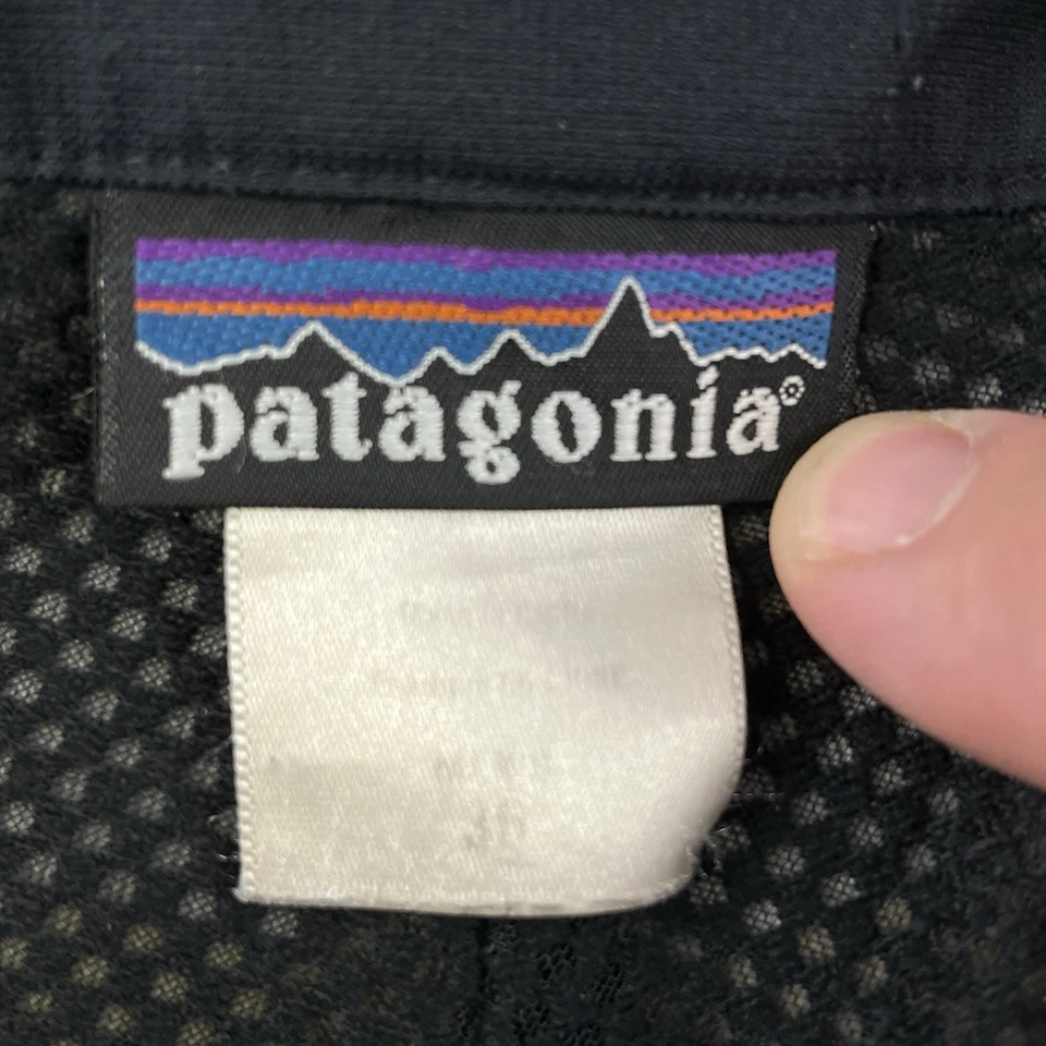 Pantalones de esquí de nieve vintage PATAGONIA para hombre 36 negros de nailon pesca al aire libre invierno Foto 3 de 4