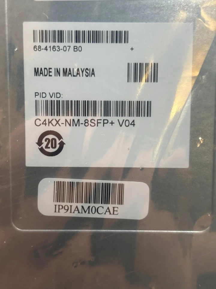 Cisco C4KX-NM-8SFP+ Catalyst 4500X 8-Port 10GE Ethernet Network Uplink Module - Image 3 of 3